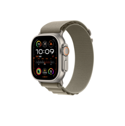 יבואן רשמי – שעון חכם Apple Watch Ultra 2 49mm Titanium Case Alpine Loop GPS + Cellular אפל