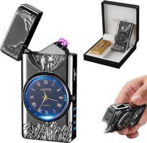 שעון ומצית חשמלית נטענת בUSB